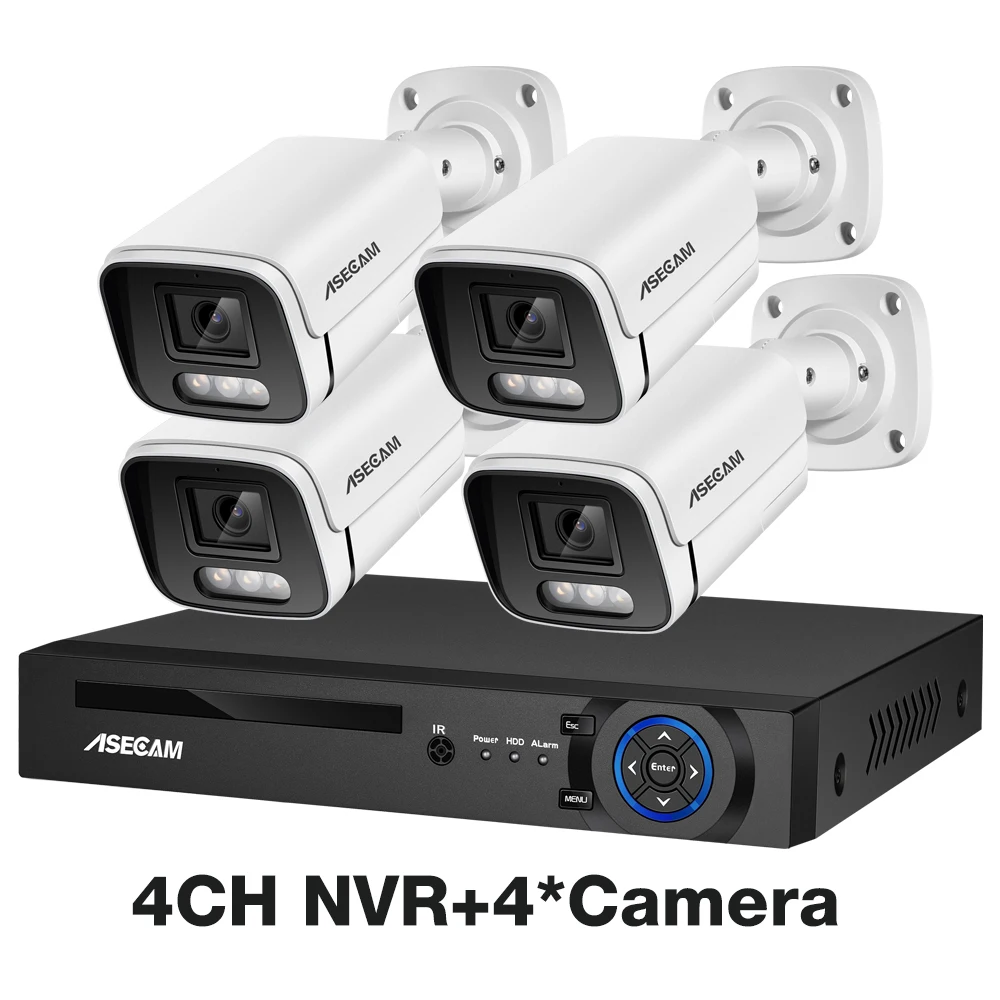 4CH NVR and 4 Camera