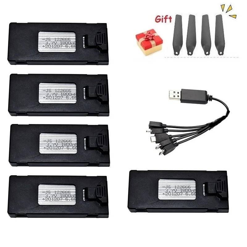 5Pcs and Charger